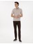 Erkek Taş Slim Fit Kıvrılmaz Polo Yaka Basic Tişört 50302561-VR049 4