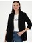 Kadın Siyah Regular Fit Ceket 50299891-VR046 3
