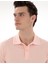 Erkek Pudra Slim Fit Kıvrılmaz Polo Yaka Basic Tişört 50302561-VR042 2