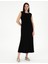 Kadın Siyah Regular Fit Dokuma Elbise 50301066-VR046 3