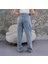 Pofidi Vintage Mavi Baggy Jean Kot Pantolon 2
