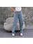 Pofidi Vintage Mavi Baggy Jean Kot Pantolon 3