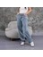 Pofidi Vintage Mavi Baggy Jean Kot Pantolon 5