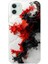 iPhone 11 Uyumlu Şeffaf Kılıf Renkli Boya Tasarımlı 1