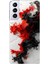 Samsung Galaxy S21+ Uyumlu Şeffaf Kılıf Renkli Boya Tasarımlı 1