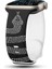 Apple Watch 10 42MM 6-7-8-9-Se Uyumlu 38-40-41MM Uyumlu Yılan Desenli Silikon Kordon 1