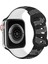 Apple Watch 10 42MM 6-7-8-9-Se Uyumlu 38-40-41MM Uyumlu Yılan Desenli Silikon Kordon 2