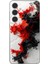 Samsung Galaxy S24 Uyumlu Şeffaf Kılıf Renkli Boya Tasarımlı 1