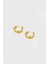 Ring Model Altın Kaplama Küpe 1