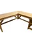 Ela Woodworking Modern Country L Tipi Masif Çam Ağacı Tasarım Çalışma Masası Beyaz - Ceviz 3
