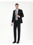 Erkek Lacivert Ex. Slim Fit Çizgili Takım Elbise 50304215-VR033 4