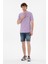 Erkek Lila Tişört Basic 50297984-VR034 4