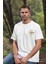 T-Shirt,I'm Not Lazy Tasarım Baskılı,Regular, Pamuk,Beyaz T-Shirt No:556 3
