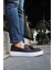 SHO127 Bağcıksız Püsküllü Cbt Loafer-X Erkek Ayakkabı Kahve 4