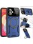 Samsun Galaxy A06 Uyumlu Kamera Korumalı Dönebilen Magsafe Halka Standlı Tank Kılıf 2