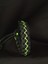 Paracord Neon Yeşil Çapraz Işlemeli Bileklik 1