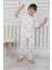 Isob Ekru Arslan Desenli %100 Pamuk Erkek Çocuk Kısa Kollu Pijama Takımı 3-8 Yaş 41314-E 1