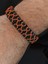 Paracord Turuncu Mantar Işlemeli Bileklik 2