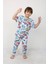 Isob Mavi Araba Desenli %100 Pamuk Erkek Çocuk Kısa Kollu Pijama Takımı 3-8 Yaş 41315-M 1