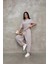 Osy Modal Yumuşak Dokulu Kumaş Oversize Bisiklet Yaka T-Shirt Jogger Eşofman Altı Eşofman Takımı - Gri 3