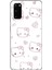 Samsung Galaxy S20 Uyumlu Şeffaf Kılıf Hello Kitty Tasarımlı 1