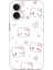 iPhone 16 Plus Uyumlu Şeffaf Kılıf Hello Kitty Tasarımlı 1