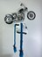 Motor & Motosiklet Kask Dış Aksesuar Çift Petrol Mavi Örgü Saç 3
