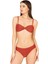 Kadın Bağlama Detaylı Straplez Kiremit Bikini Takımı 1