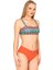Kadın Dokulu Desenli Straplez Bikini Takımı 3