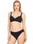 Kadın Toparlayıcı Bağlama Detaylı Siyah Bikini Takımı 1