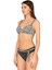 Kadın Zigzag Desenli Bağlama Detaylı Toparlayıcı Bikini Takımı 3