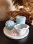 4'lü Baloncuk Mum Set - Mavi Mum (16 cm Sunum Tepsisi) & Hediyelik Mum Set 1