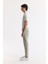 Erkek Haki Pamuklu Berlin Slim Fit Jean Pantolon A51Y3515 2