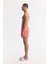 Erkek Turuncu Hızlı Kuruyan Baskılı Çantalı Relaxed Fit Relaxed Fit Deniz Şortu A51Y3810 2