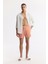 Erkek Mercan Hızlı Kuruyan Baskılı Çantalı Relaxed Fit Relaxed Fit Deniz Şortu A51Y3823 1