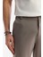 Erkek Vizon Slim Fit Beli Lastikli Bi Stretch Kumaş Pantolon A51Y3077 4