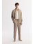 Erkek Bej Relaxed Fit Beli Lastikli Bağcıklı Soft Touch Pantolon A51Y3031 5