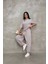 Osy Modal Yumuşak Dokulu Kumaş Oversize Bisiklet Yaka T-Shirt Jogger Eşofman Altı Eşofman Takımı - Gri 3