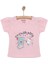 Basic Kız Dondurma Partisi Baskılı T-Shirt Kız Bebek 1