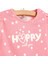 Basic Kız Happy Desenli T-Shirt Kız Bebek 3