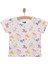 Basic Kız Kalpli Unicorn Desenli T-Shirt Kız Bebek 1