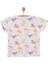 Basic Kız Kalpli Unicorn Desenli T-Shirt Kız Bebek 2