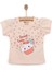 Basic Kız Tatlı Kek Baskılı T-Shirt Kız Bebek 3