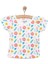 Basic Kız Çiçek Desenli T-Shirt Kız Bebek 1
