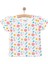 Basic Kız Çiçek Desenli T-Shirt Kız Bebek 3