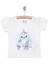 Basic Kız Balina Baskılı T-Shirt Kız Bebek 3