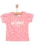 Basic Kız Happy Desenli T-Shirt Kız Bebek 1