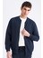 Relax Fit Kolej Yaka Dokulu Bomber Hırka D7930AX25SP 1