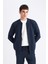 Relax Fit Kolej Yaka Dokulu Bomber Hırka D7930AX25SP 3