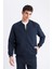 Relax Fit Kolej Yaka Dokulu Bomber Hırka D7930AX25SP 4